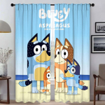 B-BlueyS Blackout užuolaidos kambariui, 2 panelės, modernios svetainės užuolaidos, 2 vnt., namų interjero užuolaidos, užuolaidų užuolaidėlės, tullas miegamajam W96xH213cmx2pcs-CL