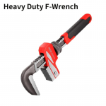Didelio stiprumo reguliuojamas veržliaraktis - 3,15 colio, didelio anglies kiekio plienas, atsparus rūdims, 24 dantų, tinkamas vamzdynų ir automobilių remontui F-pipe wrench