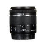 Canon EF-S 18-55mm f/4-5.6 IS STM priartinimo objektyvas juoda