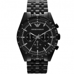 Emporio Armani AR5989 Tazio Chronograph vyri&scaron;kas laikrodis 46 juoda