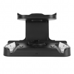 VR įkrovimo stotis USB C greito įkrovimo kelių prevencija su 2 įkraunamomis baterijomis VR juoda