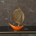 Meninis namų dekoras Stalo aksesuarai Burlaivio ornamentai Sklandaus plaukiojimo figūrėlės Dekoracijos interjerui Keramikos amatai Dovanos