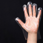 100 vnt. maistinių plastikinių pir&scaron;tinių, skaidrios, vienkartinės pir&scaron;tinės, virtuvės reikmenys