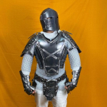 Plieninio &scaron;arvo komplektas Viso kūno riterio kirasa, antpetiai, antalkaniai, blauzdinės LARP, Cosplay kolekcionieriams