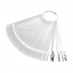 Nagų pavyzdžio lazdelės ekrano stovas ovalus kvadratinis nagų mėginys su žiedu, sunkiu, pasidaryk pats, netikrų nagų pratimų antgalio lazdelės organizatorius nagų spalvos vitrinos laikiklis D