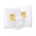 d'Alba Intensive Lift Tension Mask (4 lak&scaron;tai) - Stangrinanti, elastinga ir drėkinanti kaukė nuo rauk&scaron;lių ir ampulė