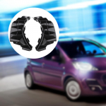 2x Front Bar Holder Brackets Left and Right 6527120 6527121 Automotive Spare Part Easy to Install