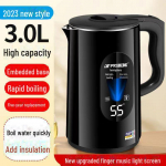 Pusrutulio 3,0 l elektrinis virdulys: Greitas virimas, &scaron;ilumos i&scaron;saugojimas, didelė talpa, automatinis i&scaron;jungimas, apsauga nuo nuplikimo, puikiai tinka bendrabučiams. 1-5 Units