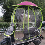 Elektrinio automobilio ir motociklo apsauga nuo saulės - Baterijomis maitinamas apsauginis stogelis nuo lietaus su individualiu logotipu With Rearview Mirror