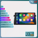 Ossuret 2 Din Android automobilio radijas BMW E46 M3 1999 -2006, Carplay Andriod Auto Multimedia Stereo Bluetooth 9 colių i&scaron;manusis ekranas SWC RDS OBD2 SWC P2CP 4Core 2G 32G