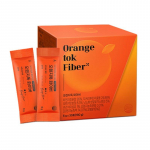 Orange Talk Fiber Psyllium Husk Dietary Fiber Tea, 180g, 1 box