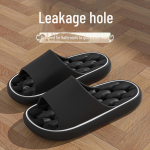 2024 m. tylios neslystančios EVA vonios &scaron;lepetės - tu&scaron;čiaviduris dizainas vyrams, vasaros namų komfortas 38-39 juoda