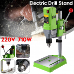 710 W BG-5156E Suolinis gręžimo stovas Mini elektrinis gręžimo stendas Gręžimo stovas Plieninis griebtuvas 1&ndash;13 mm, skirtas medienos apdirbimui, pasidaryk pats