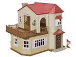 Sylvanian Families namas Namas su raudonu stogu ir palėpe yra Paslaptis Her51 &Scaron;v. Marko sertifikuotas žaislas Lėlių namelis nuo 3 metų Sylvanian Families EPOCH