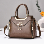 Nauja Peties Rankinė Retro Susiūta Rankinė Užtrauktuko Dizainas Paprasta Didelės Talpos Crossbody Rankinė Madinga Siųsti Mamai .