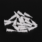 20 vnt. savisriegių plastikinių gipso kartono ankerių, plastikinių kai&scaron;čių, savisriegių gipso kartono ankerių rinkinys, savisriegiai ir montuojami 10x33mm