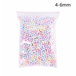 10 g / pakuotė &bdquo;Macaron&ldquo; spalvotas apvalus putplasčio rutulys, skirtas užpildyti dovanų dėžutės dovanų pakavimo reikmenims 4-6mm