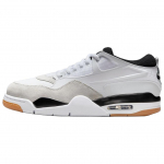 Air Jordan 4 RM Military Black Vyri&scaron;ki Sportbačiai Balta Pilka Guma FQ7939-110 47.5