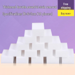 Magic Nano Sponge Eraser: Cotton Scouring Pad for Dishwashing & Stain Removal - Kitchen Cleaning Block 10*6*2 No Packaging 5 Pieces