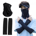 Ichiibal Motociklo Veidas, Veido Dangalas, Vasara, Vėsus Kontaktas, Kaklo &Scaron;ildytuvas, Kaklo Apsauga, Apsauga Nuo Saulės, mask juoda