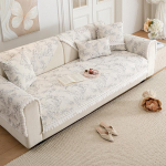 2024 Prancūzi&scaron;kas &Scaron;enilo Prabangus Neslystantis Sofa Pagalvėlės Užvalkalas, Universalus Visais Sezonais 110x210cm (Three-Seater)