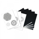 Papier de transfert avec Mod&egrave;le Mandalas 5xA4