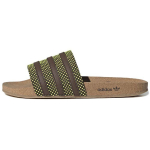 Adidas Adilette Slide Augalas ir augimas Unisex sportbačiai Ruda Pusiau su&scaron;alusi geltona GY2350 35&frac12;