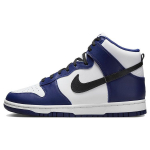 Nike Dunk High Tamsiai Karali&scaron;kos Mėlynos Moteri&scaron;ki Kedai Balti Juodi DD1869-400 35.5
