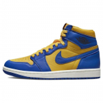 Air Jordan 1 Retro High OG Reverse Laney Moteri&scaron;ki sportbačiai Geltoni Varsity-Maize Game-Royal FD2596-700 37.5