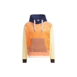 Adidas Originals Trefoil X Melting Sadness Bendro Prekės ženklo Triu&scaron;io Siuvinėjimas Kontrastingas Apykaklė Ilgomis Rankovėmis Džemperis Unisex Vir&scaron;utiniai Drabužiai &Scaron;viesiai Chaki Ruda HY7255 XXS