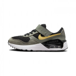 Nike Air Max SYSTM PS Tamsus gipsas Saturno auksas Vaikų sportbačiai Žali juodi DQ0285-007 28
