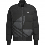 Adidas Originali Chillax Lwd &Scaron;ilta Mink&scaron;ta Patogi Stilinga Striukė Pūkinis Paltas Unisex Striukė Juoda JL8409 2XL