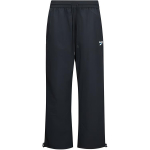Reebok Logotipas Lauko Elastingos Tiesaus Kirpimo Lengvos Kasdienės Kelnės Unisex kelnės Juodos 24FRM615UGH0 S