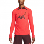 Nike Liverpool FC Dri-FIT ADV Strike Elite Madingi Patogūs Universalūs Ilgomis Rankovėmis Futbolo Mar&scaron;kinėliai Vyrams Vir&scaron;utiniai Drabužiai Raudoni DM2282-661 S