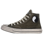 Stussy, Our Legacy, Converse Stussy X Our Legacy X Converse Chuck 70 Hi Dažyti auk&scaron;tu auliniu drobiniu sportbačiai Unisex Dove-Gray A06849C 39