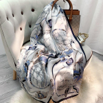 100% Natūralaus &Scaron;ilko Skaros Galvos Skara Moterims Spausdintos Hangzhou Natūralaus &Scaron;ilko Ilgos Skaros Vasaros Prabangus Dizainas Gryno &Scaron;ilko Foulard Femme 170x53cm