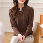 Fengmao Women's 100% Wool New Chinese Style Cardigan with Frog Buttons L