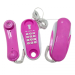 Žaislinis telefonas vaikams, mergaitėms, žaislinis telefonas su tikrais skambučio garsais, realisti&scaron;kas mobiliojo telefono dizainas su 23 pėdų telefono linija, gimtadienis, Kalėdos, france