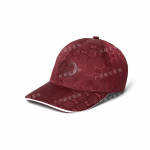 Prabangus monograminis nailoninis beisbolo kepuraitė su apsauga nuo saulės vyrams ir moterims Wine Red [with packaging box]