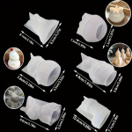 3D Kalėdų sniego senelis briedis elnias silikoninės žvakės formos, pasidaryk pats, rankų darbo aromaterapinis gipso dervos amatai Kalėdų namų dekoravimui