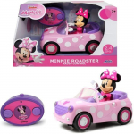 Majorette - Voiture radiocommand&eacute;e - Minnie + 1 figurine incluse - Piles non incluses rožinė