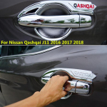 ABS Chrome Door Handle Cover Door Bowl Cover Frame Trim Car accessories For Nissan Qashqai J11 2016 2017 B