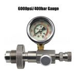 1 vnt. oro nardymo Din G5/8 jungtis užpildymo stotelės užpildymo įkrovimo adapterio vožtuvas Hpa 6000Psi/400Bar nerūdijančio plieno su 50 cm žarna