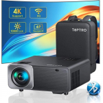 Vaizdo projektorius - TOPTRO - 4K - 10000 liumenų - WiFi - Bluetooth - 4P/4D korekcija