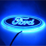 Madingas spalvingas 4D LED automobilio galinės dalies logotipas, ženklelis, emblema Ford Mondeo Fox Blue Light
