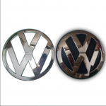 VW Volkswagen Jetta MK5 Golf Blizgančio Juodo Tinka volkswagen Golf 4 MK4 1999-2006 116mm Priekinės Grotelių Ženklelis + 118mm Galinės Bagažinės