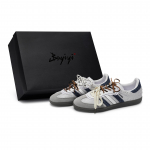 Adidas Originals SAMBA OG Riedlentės Batai Moteri&scaron;ki Žemi Balti/Mėlyni/Pilki IH3371(Team80-S-BOX) 43⅓
