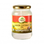 &Scaron;alto spaudimo kokosų aliejus (500 ml), Virgin Coconut Oil, Organic India