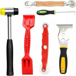 Ergonomi&scaron;ka rankena Langų tinklelio taisymo rinkinys 6 viename Montavimo įrankis Profesionali tinklelio juostelės priemonė 6pcs