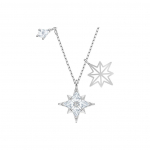Swarovski Symbolica A&scaron;tuonkampės žvaigždės kri&scaron;tolinis karoliai Moteri&scaron;ki karoliai 5511404 Box+Shopping Bag (Random Color)